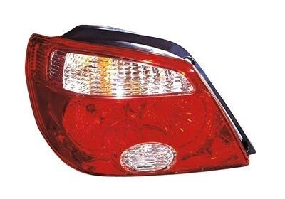 achterlicht, rood, incl fittingdeel, rechts, 06/2004-Mitsubishi