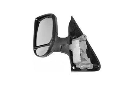 spiegel, ULO, bol glas, korte arm, elektr verstelb, verwarmd, li