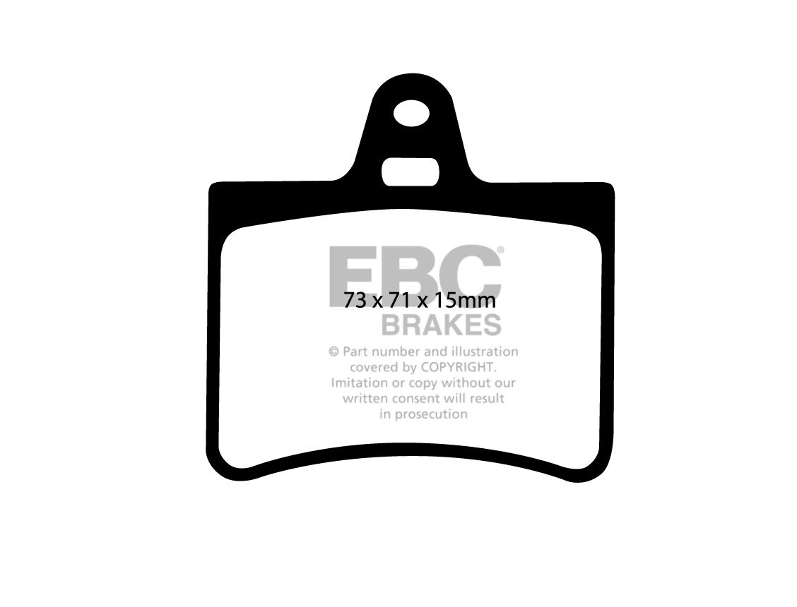 EBC Brakes CITROEN C5 3.0 2001-2008 Remblokken achterzijde