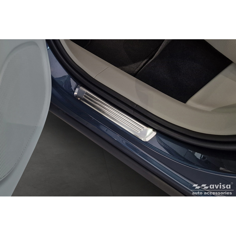 RVS Instaplijsten  Volvo XC60 II 2017-2021 & FL 2021- incl. R-Design - 'Lines' - 4-delig