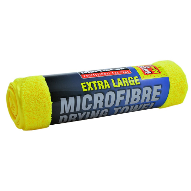Microfibre Drying Towel with Silk Trim Piping 60x80cm