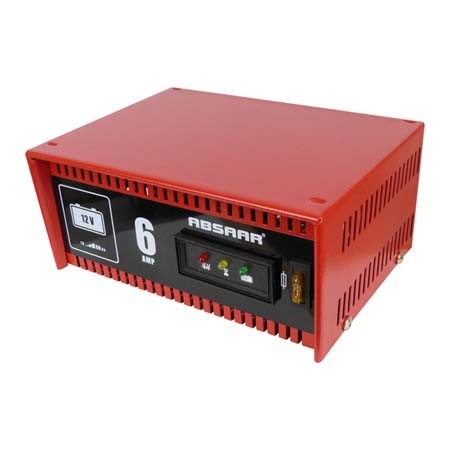 Absaar acculader 6A 12V
