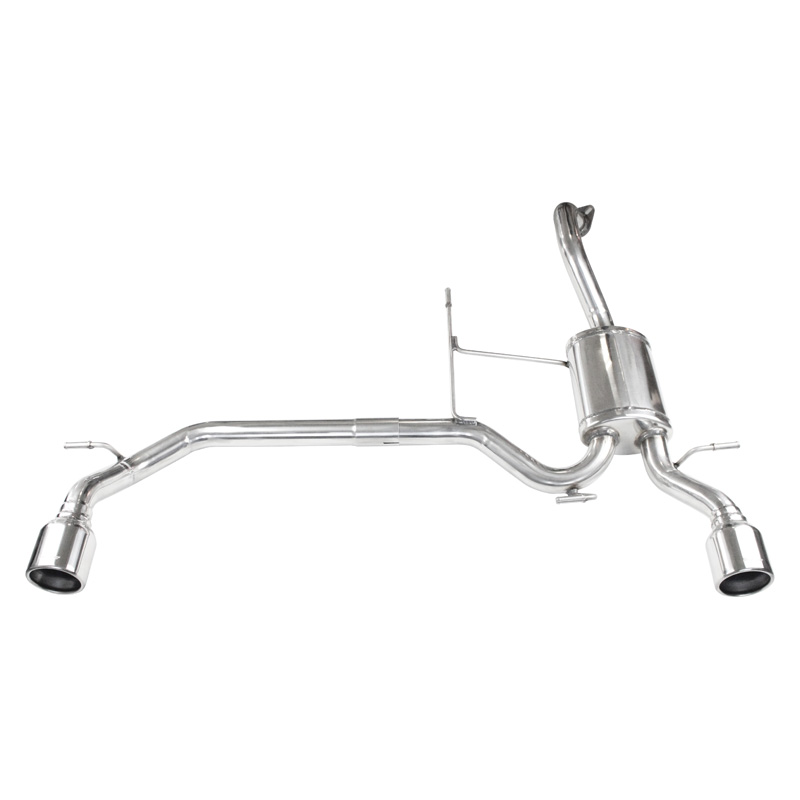 100% Inox Double Sport Exhaust  Suzuki Swift 1.4 Sport 140HP 2018- Left/Right 90mm