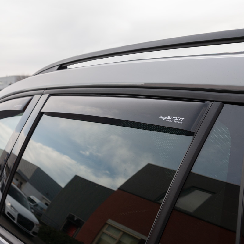 Window Visors Master Dark (rear)  Skoda Kodiaq 2017- (chromed or black windowslot)