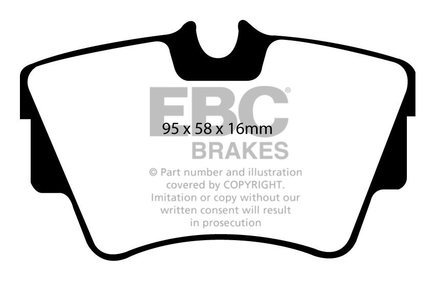 EBC Brakes VAUXHALL BEDRIJFSWAGEN Vivaro 1.9 TD 2001-.. Remblokk
