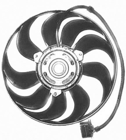 Radiator FAN POLO V. 01-04 290 mm. +/-AC