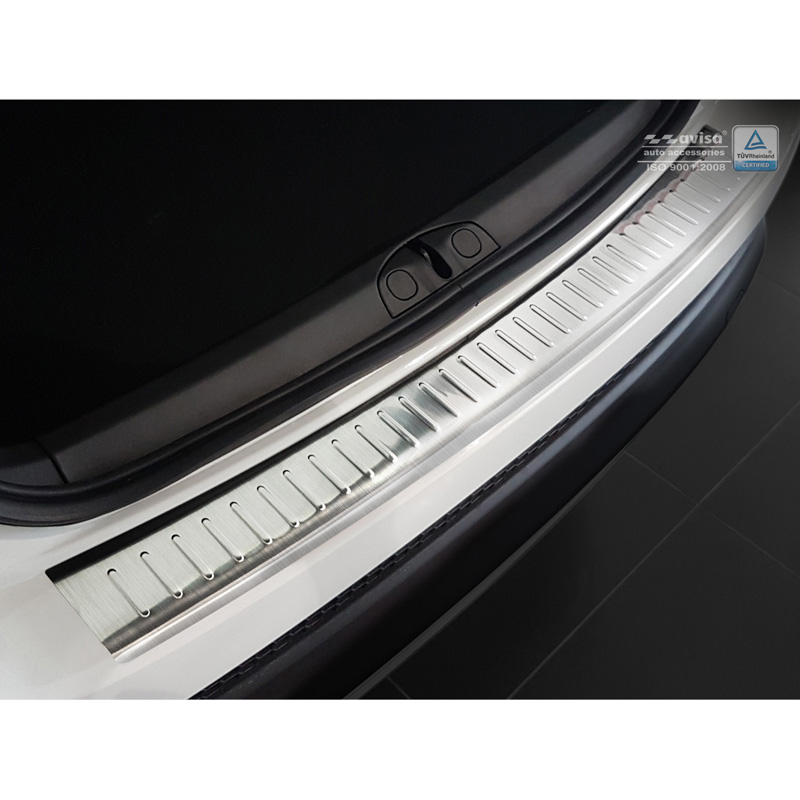 Stainless Steel Rear bumper protector  Fiat 500X 2015-2018 'Ribs'