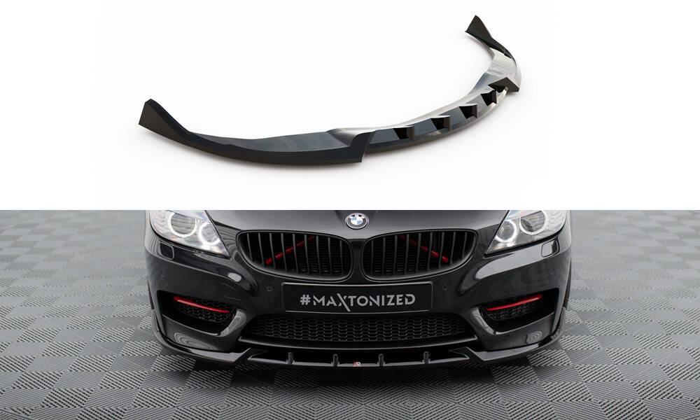 Voorspoiler BMW Z4 M Pakket E89 FL Maxton Glans Zwart