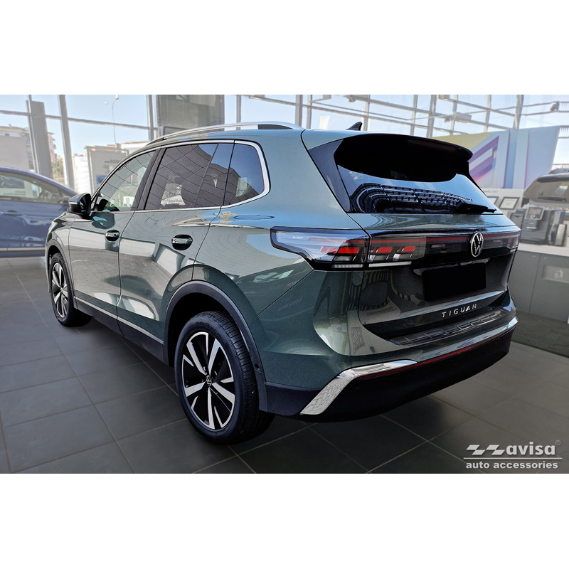 Echt 3D Carbon Achterbumperprotector  Volkswagen Tiguan III (CT1) 2024- 'Ribs'