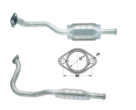 Renault EXTRA 1.9D 1870 cc 40 Kw / 55 cv F8Q Magnaflow CAT Bouwj