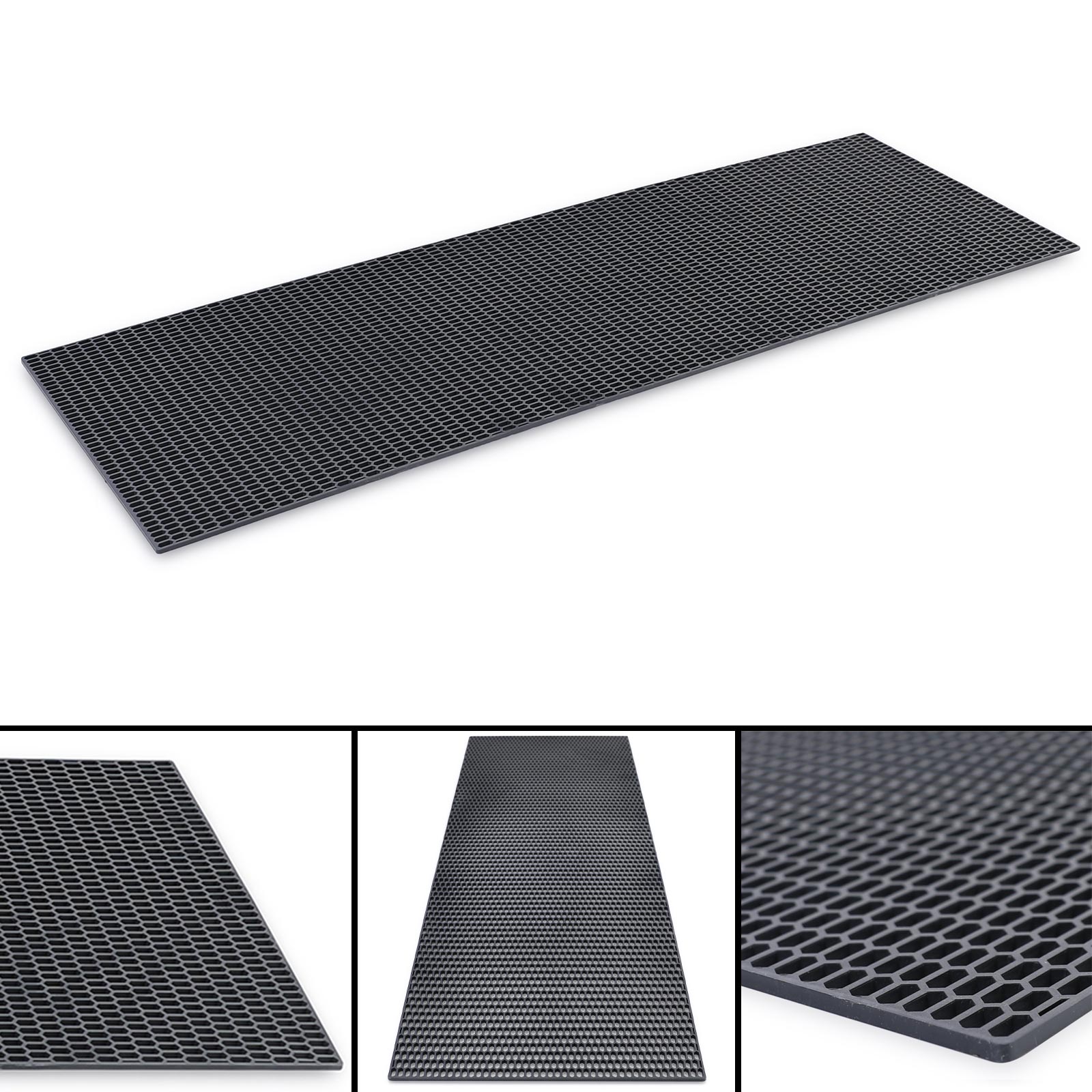 ABS kunststof honingraatrooster Fijn 120x40cm Sport Racegaas racing voor bumpergrill