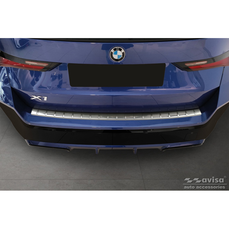 Stainless Steel Rear Bumper protector  BMW X1 U11 M-Sport 2022- 'Ribs'