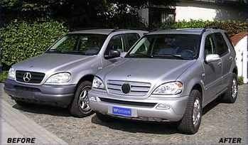 Ombouw kit MB W163 naar 2003 Facelift