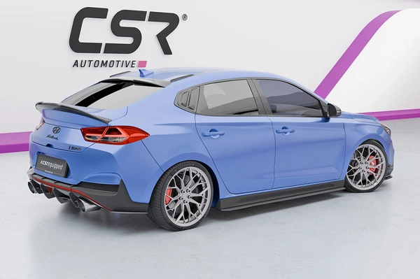 Spoilercap Hyundai I30 (PD) Fastback Glans Zwart