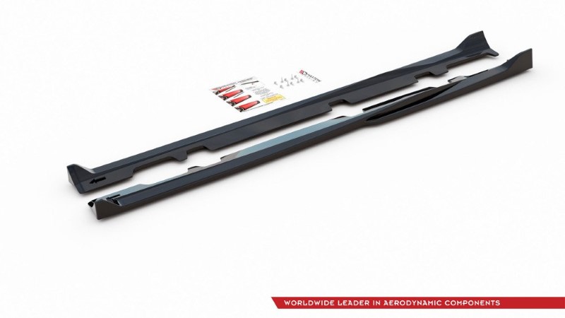 Zijskirts Diffusers Ford Fiesta Mk8 ST / ST-Line V.4 Glanzend Zwart