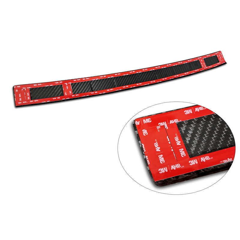 Echt 3D Carbon Achterbumperprotector  Jeep Avenger + e-Hybrid & EV 2023- 'Ribs'