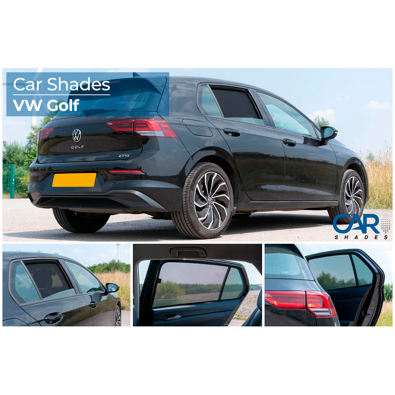 Set Car Shades (rear side doors)  Volkswagen Golf VIII 5 doors 2020- (2-pieces)