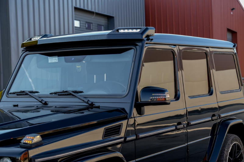 Dakspoiler Voorzijde Mercedes W463 G-Klasse 89-18 LED 6X6 Design