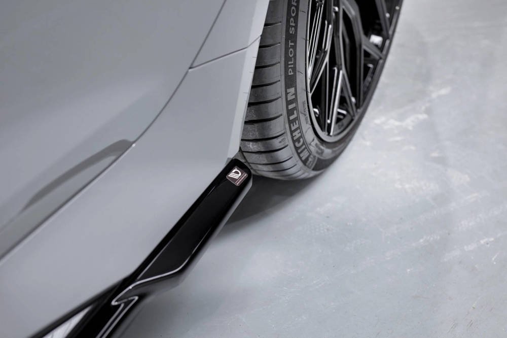 Zijskirts V.1 Audi RS6 / RS7 C8 Maxton Glanzend Zwart