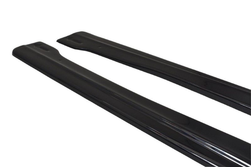 Zijskirts V.2 Audi RS7 C7 FL Maxton Glans Zwart