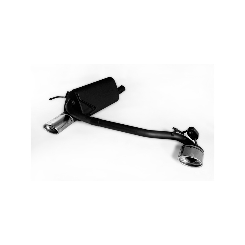 Double sport exhaust  Opel Astra H HB 1.3 CDTi 66kW/1.7 CDTi 59/74kW/1.9 CDTi 88/110kW 2004-2009 120x80mm