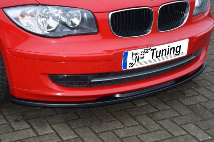 Voorspoiler lip BMW 1-Serie E81 87 facelift 2007-.