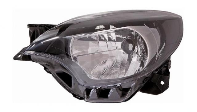 koplamp, Valeo, H4, elektr verstelb, rechts Renault Twingo, 2012