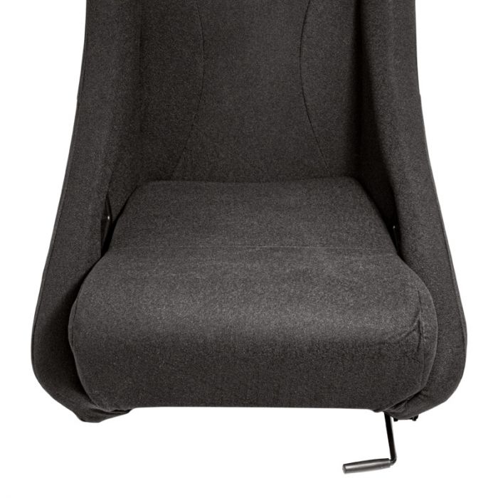 Sport seat 'BH' - Black - Non-reclinable back-rest - incl. slides