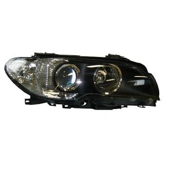 Koplamp links BMW E46 03->> DEPO H7/ZWART