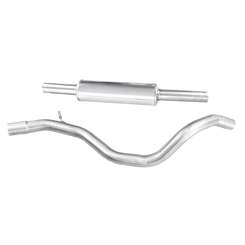 100% Inox Mid silencer  Renault Megane IV GT 1.6 Tce (205HP) 2016- Ø60mm
