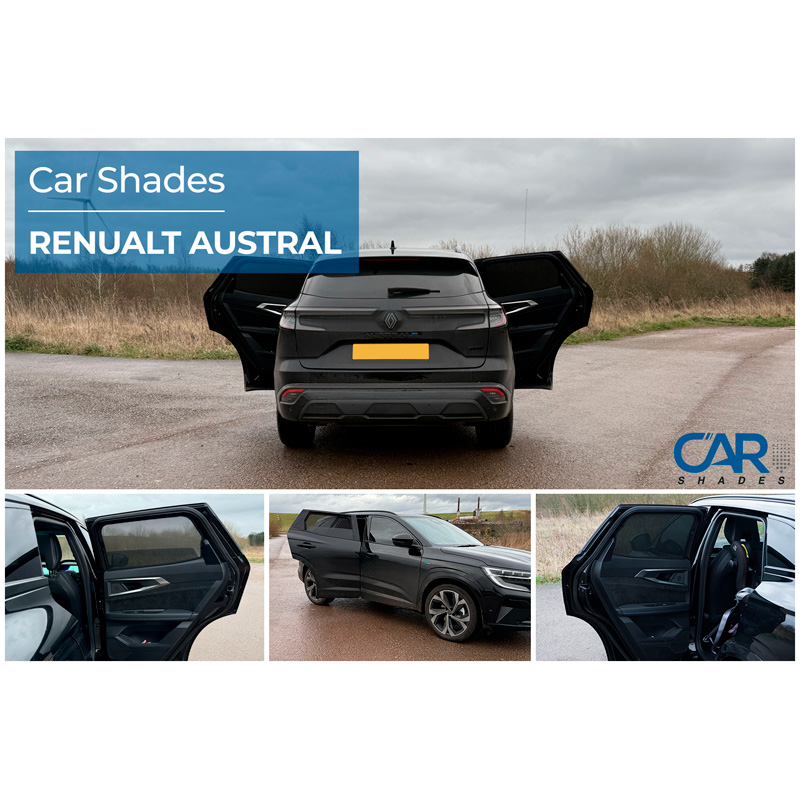Set Car Shades (rear side doors)  Renault Austral 5 doors 2022- (2-pieces)