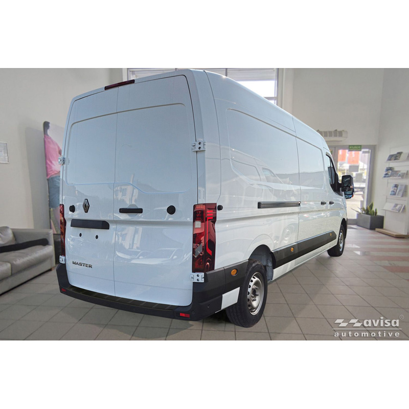 Avisa Matzwart RVS Achterbumperprotector  Renault Master IV 2024- 'Ribs'