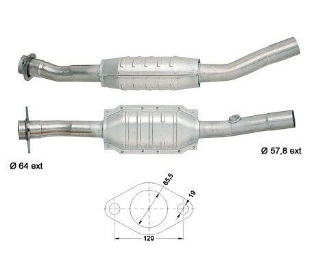 Chrysler NEON 2.0 1996 cc 98 Kw / 133 cv PL Magnaflow CAT Bouwja
