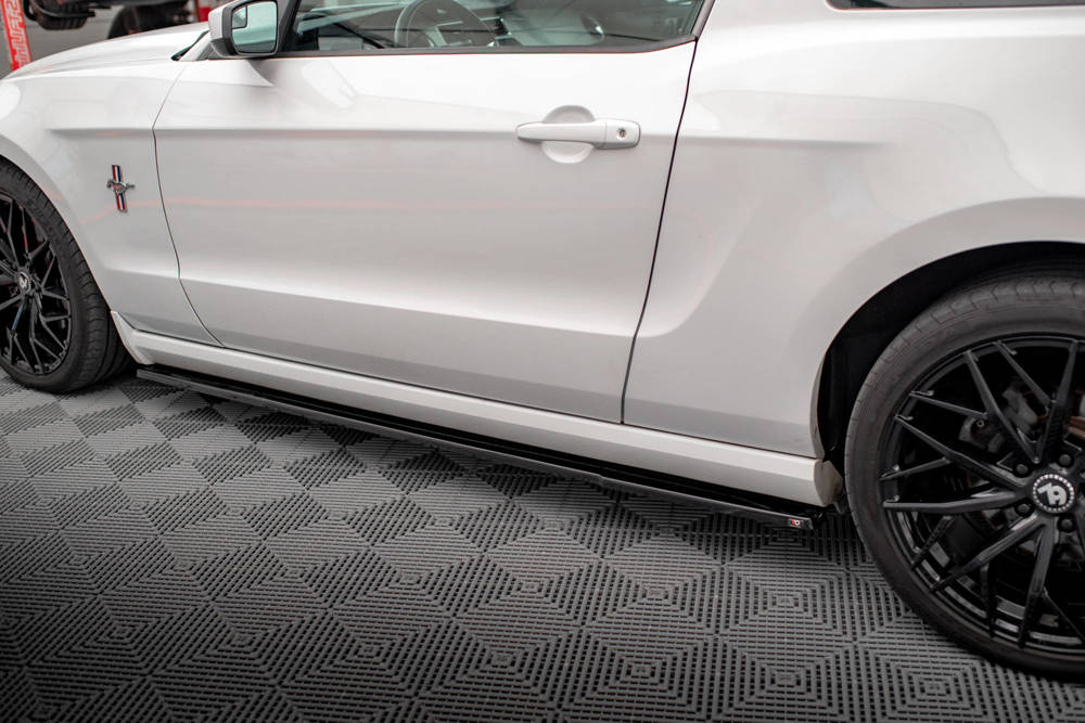 Zijskirts Ford Mustang MK FL Maxton Glans Zwart
