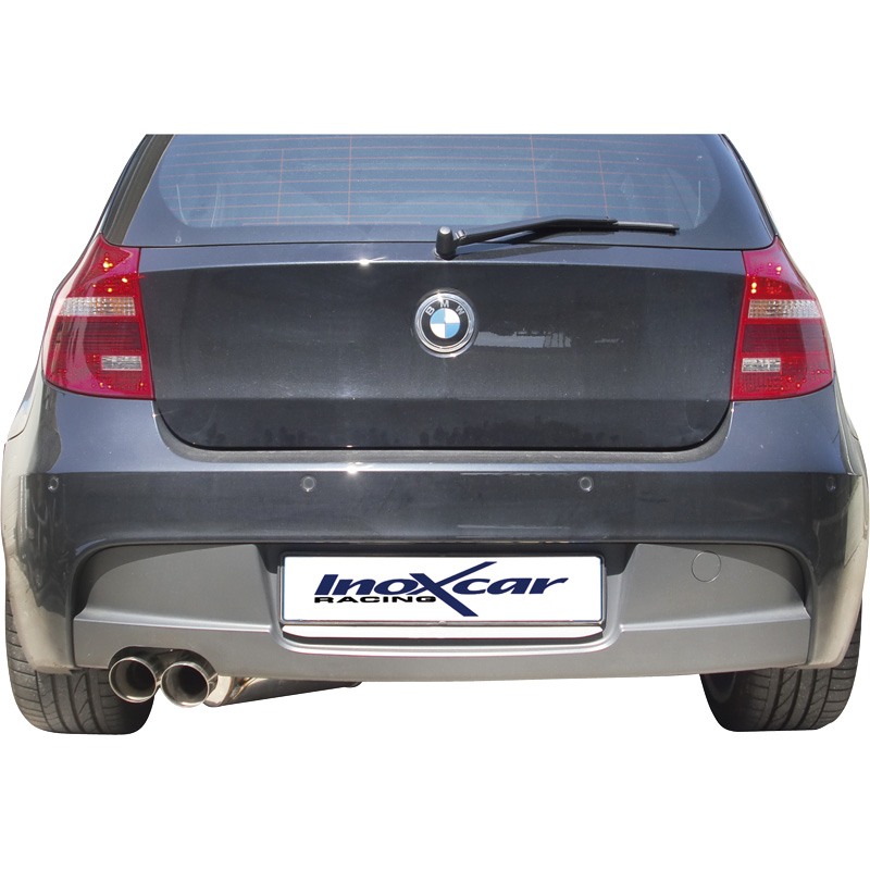 100% Inox Sport Exhaust  BMW 1-Series E87 116i/118i 2004- 2x80mm Racing