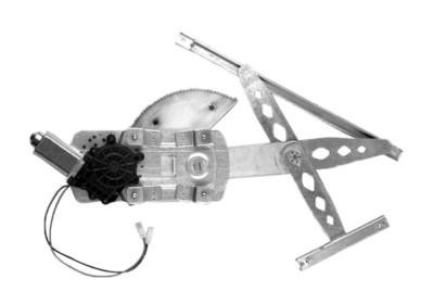 raammechanisme, 3 drs, incl motor, links Nissan Micra, 1993-2003