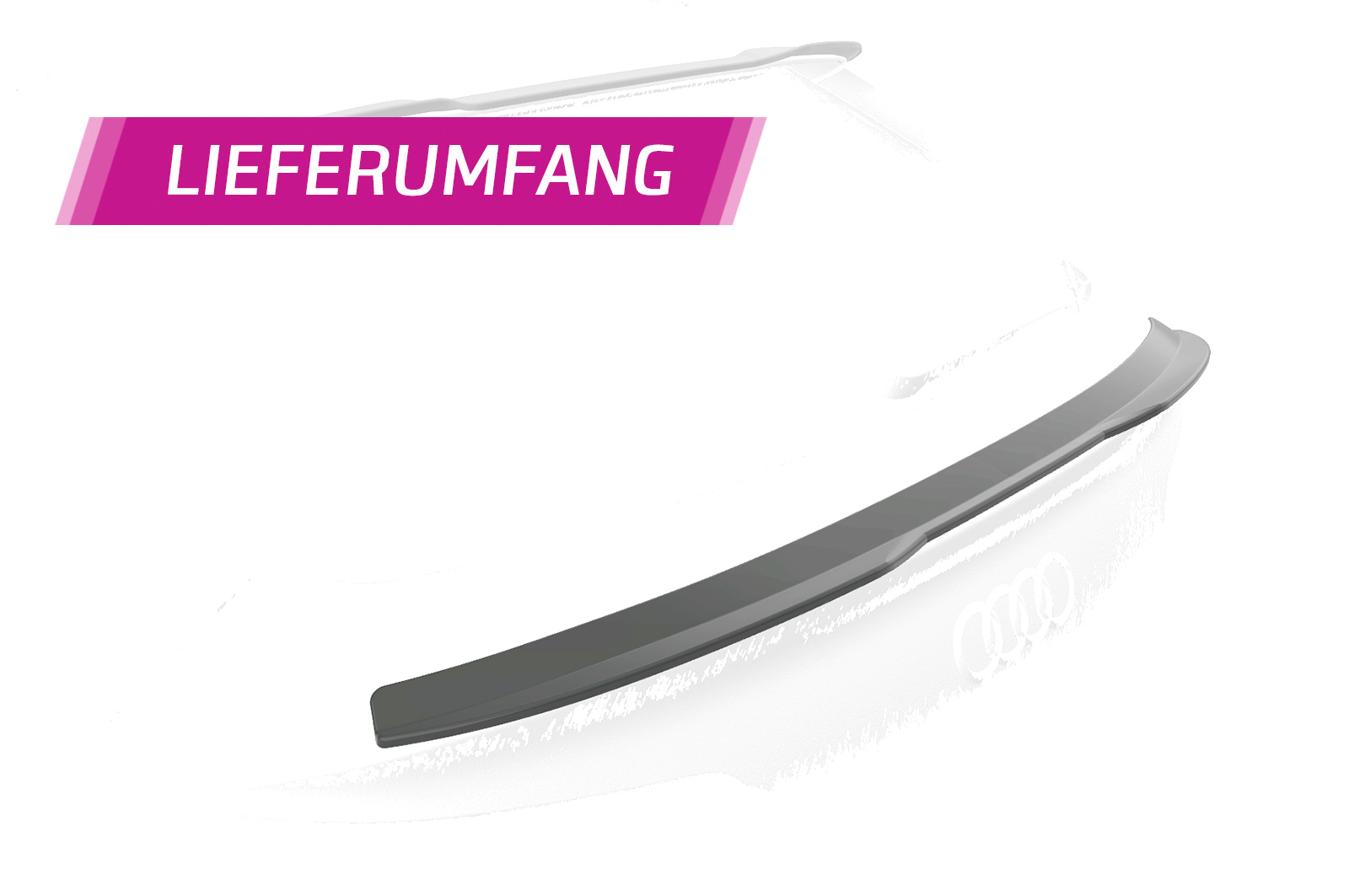 Spoiler Audi Q5 (FYT) Sportback CSR Glans Zwart