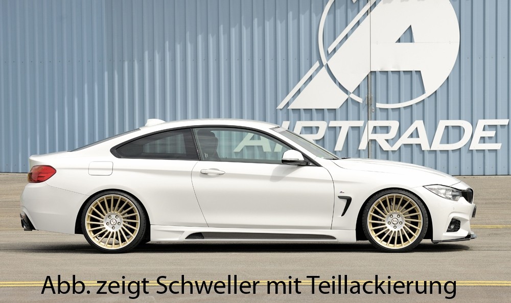 Zijskirts BMW 4 serie F32/F33/F36 M pakket Carbon look