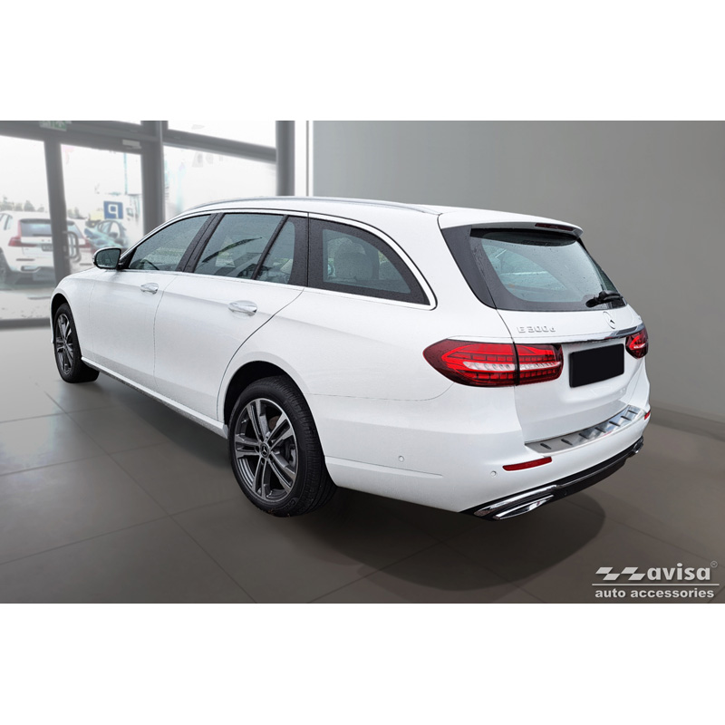 Avisa RVS Achterbumperprotector  Mercedes E-Klasse Estate S213 2016-2023 (incl. E53 AMG) 'STRONG EDITION'