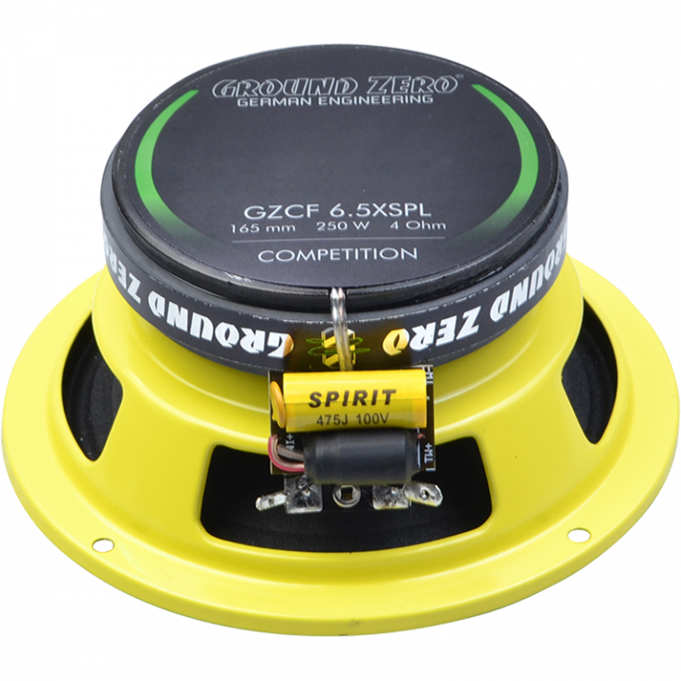 Ground Zero GZCF 6.5XSPL Coaxiaal Luidsprekersysteem – 165 mm / 6.5″
