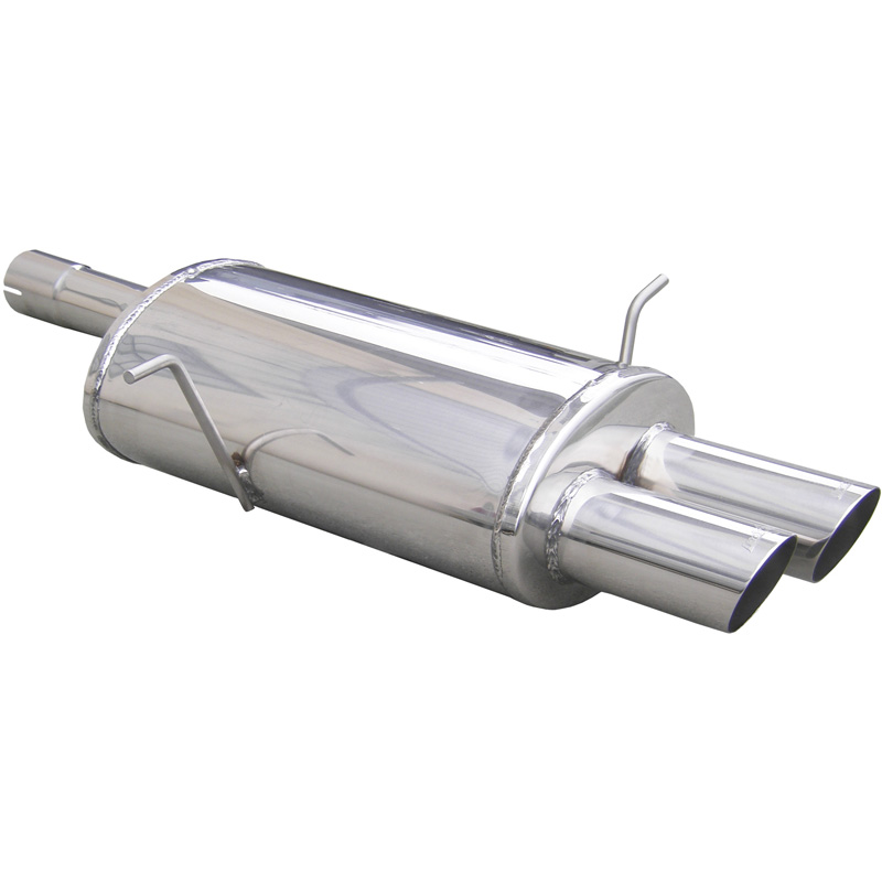 100% Inox Sport Exhaust  BMW 3-Series E46 330i/Ci/Xi 2000- 2x80mm Racing