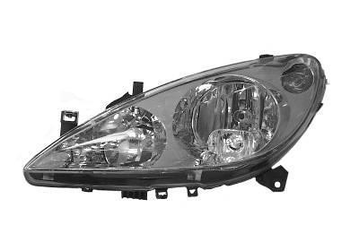 koplamp, Valeo, H1+H7+H1, elektr verstelb, incl stelmotor, recht