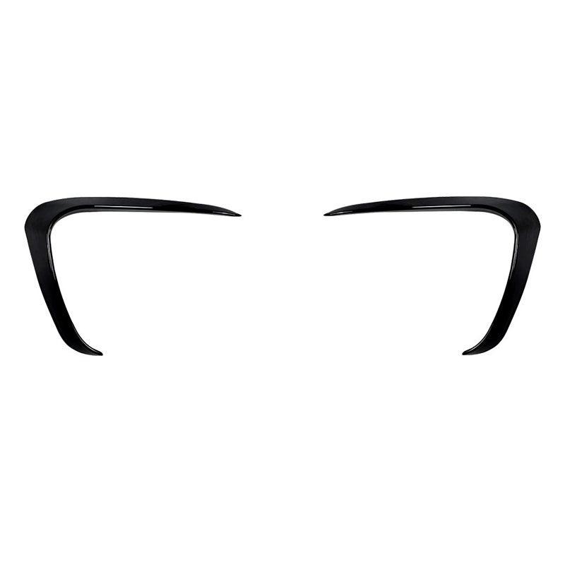 Set bumperluchtinlaat frames  Volkswagen Up! 2011- excl. GTi (ABS Glanzend zwart)