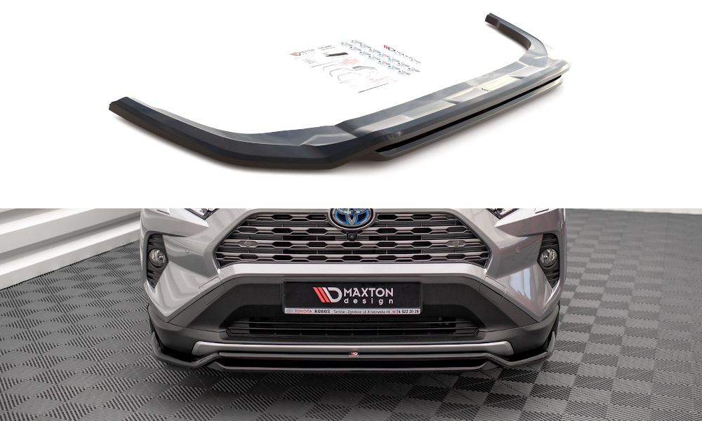Voorspoiler Toyota RAV4 MK5 Maxton Glans Zwart