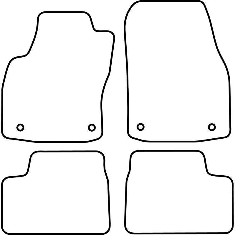 Automatten  Opel Astra H TwinTop 2006-