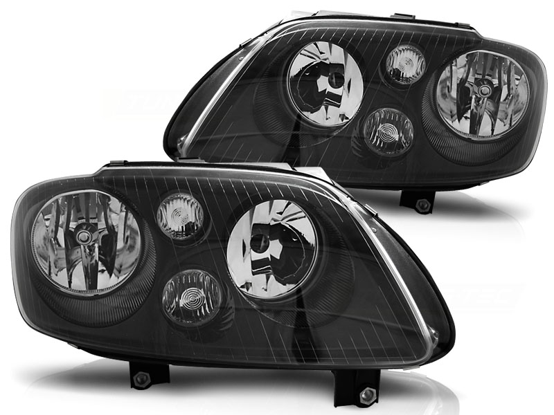 Koplampen VW Touran/Caddy  Black