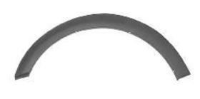 spatbordverbreder, voor, 53m, GT/GTi, links VW Golf 3, 1991-1997