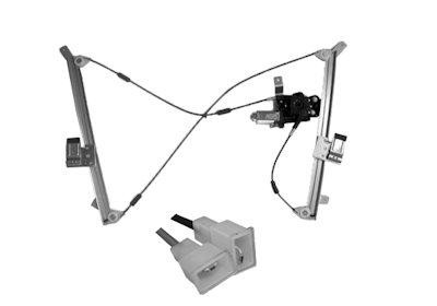 raammechanisme, 3 drs, incl motor, rechts Audi A3, 1996-2003