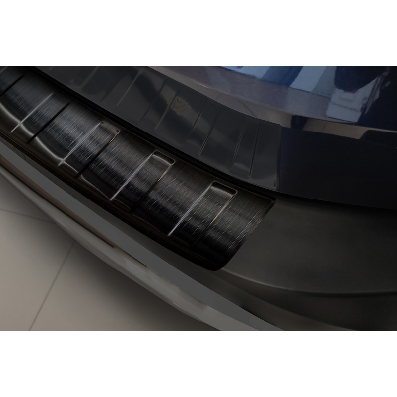 Zwart RVS Achterbumperprotector  Nissan X-Trail IV (T33) 2021- 'Ribs'