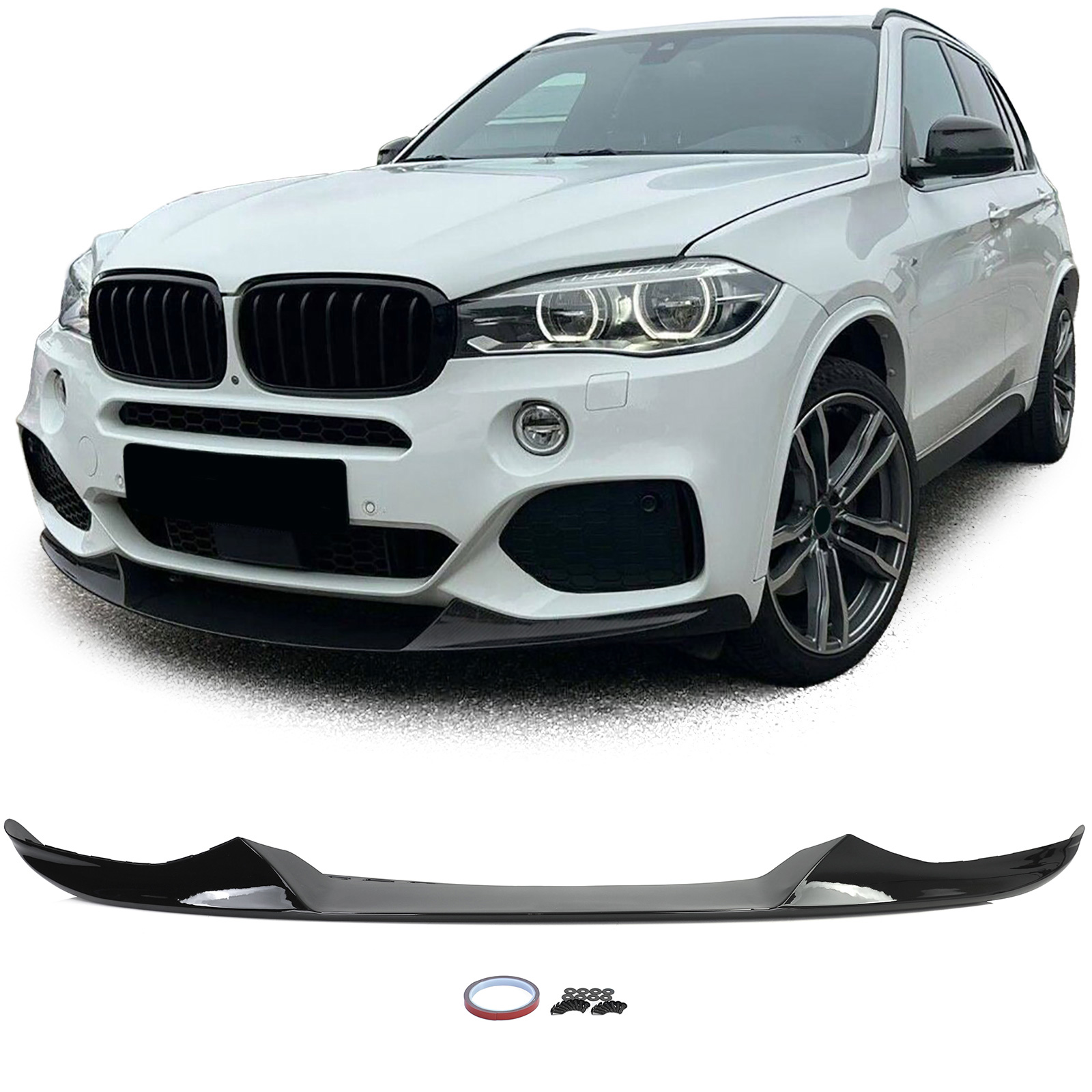 Voorspoiler BMW X5 F15 13-18 Performance Look Glans Zwart